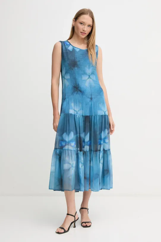 Haljina Sandro Ferrone casual plava S32XBEMABELLE