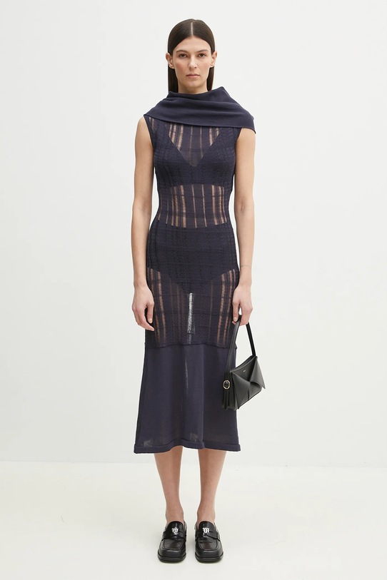 Our Legacy vestito Cover W2253CWN blu navy