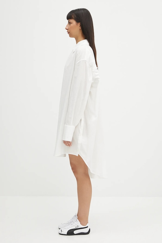 Pamučna haljina Our Legacy Gale W2257GW bijela SS25