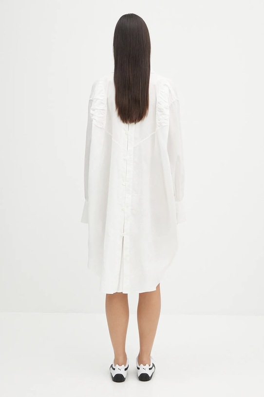 Odjeća Pamučna haljina Our Legacy Gale W2257GW bijela