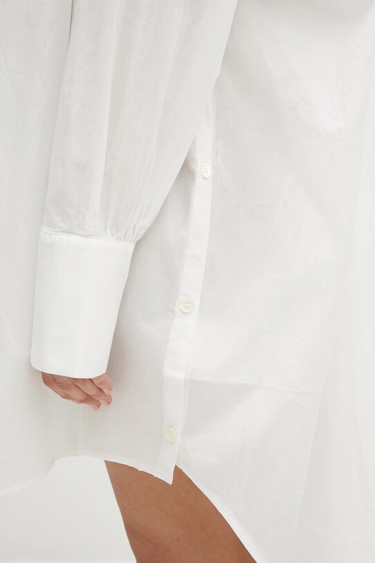 Pamučna haljina Our Legacy Gale bijela W2257GW