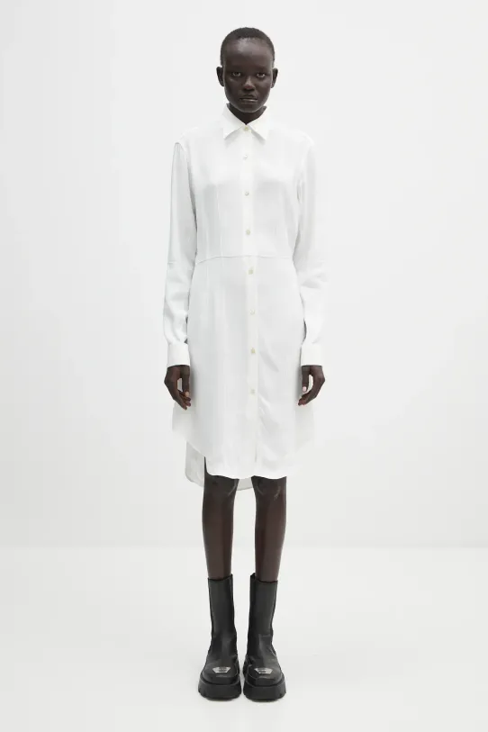 Wales Bonner dress Antille fabric white WS25DR05.VI03.100