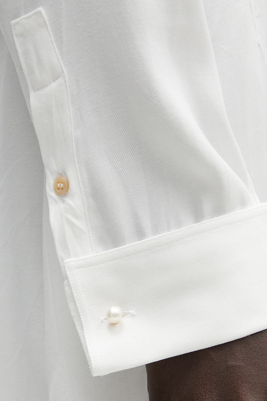 Wales Bonner sukienka Antille biały WS25DR05.VI03.100