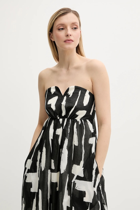 Бавовняна сукня MMC STUDIO чорний EXOTIC