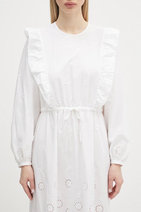Хлопковое платье A.P.C. Robe Ginger белый COHFF.F35154