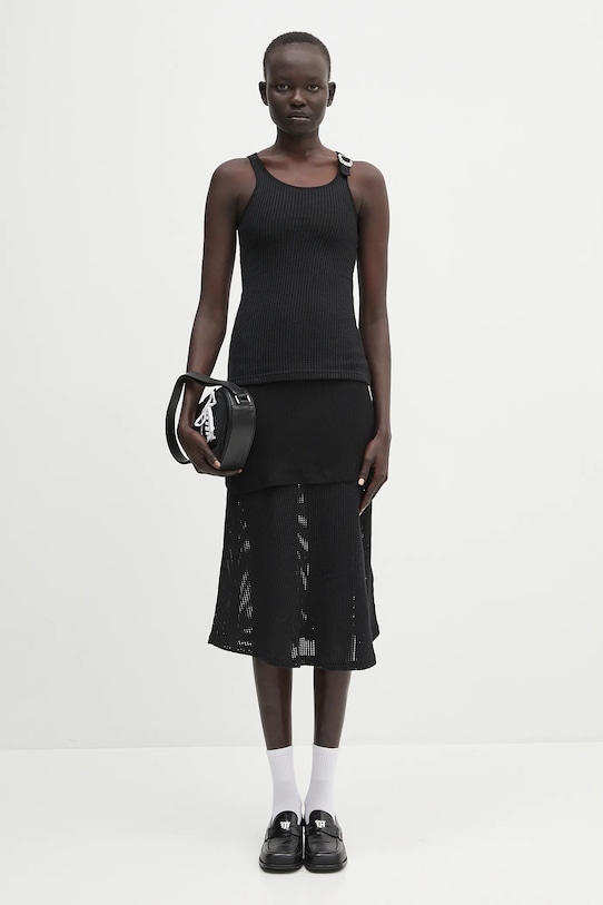 Wales Bonner dress Serenity WS25JE20.JE02.999 black