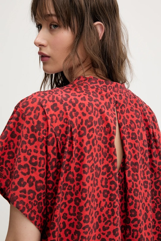 Bimba Y Lola sukienka bawełniana czerwony 251BR9064.10100