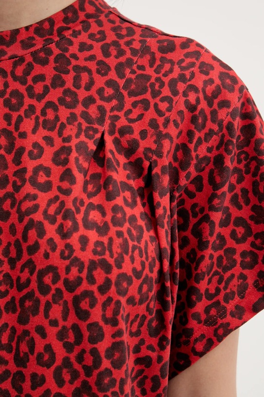 Bimba Y Lola sukienka bawełniana 251BR9064.10100 czerwony