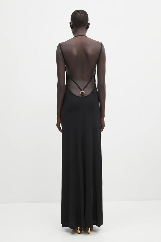 Одяг Сукня Marine Serre Draped Jersey Thong WDR335A.CJER0022 чорний