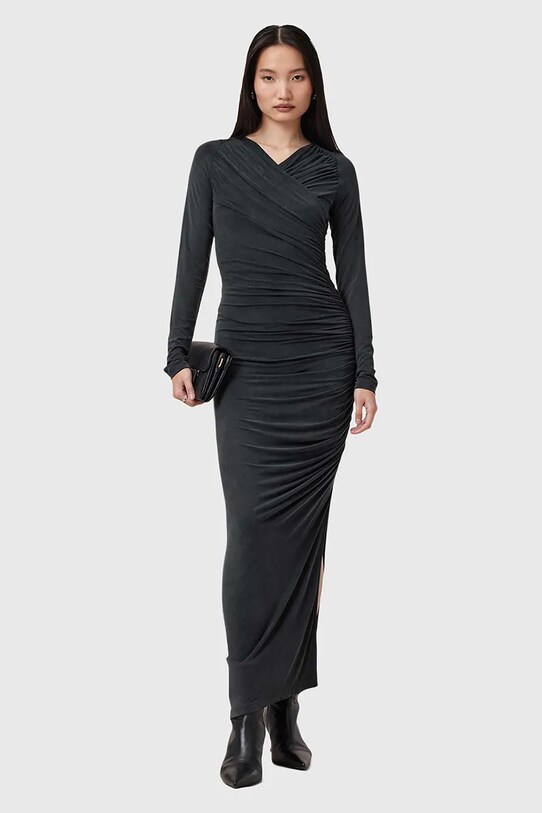 AllSaints rochie HANAKO CUPRO W015DC