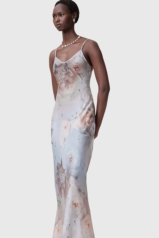 Φόρεμα AllSaints BRYONY MAXI πολύχρωμο W073DC