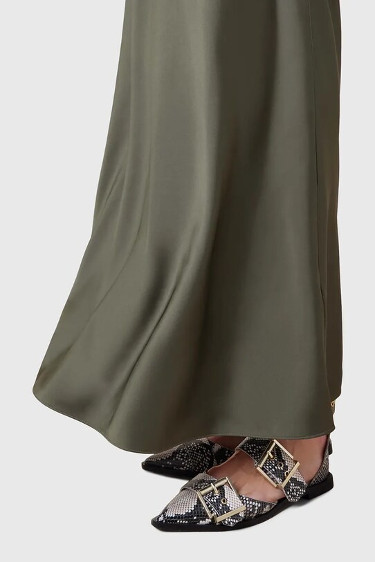 AllSaints sukienka AIDA zielony W082DC