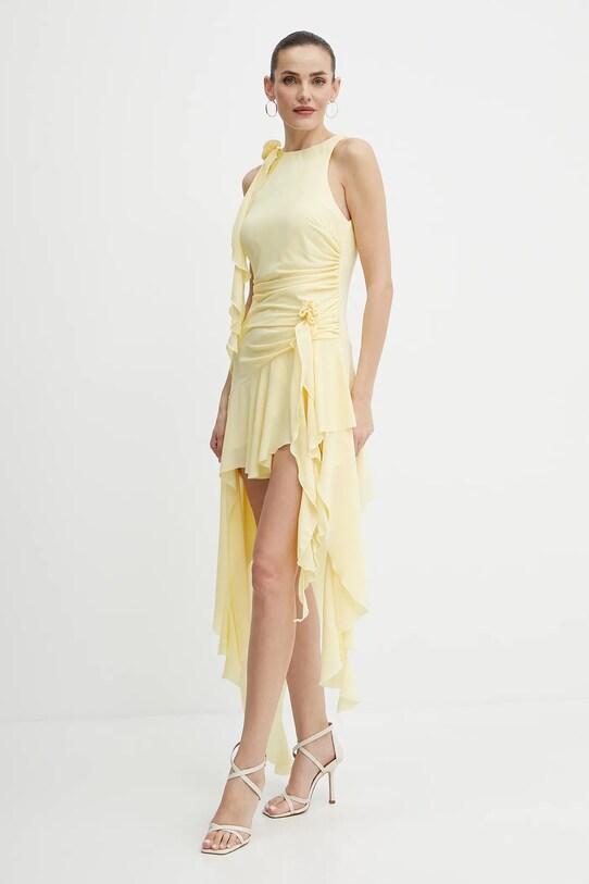 Bardot sukienka 59046DB żółty SS25