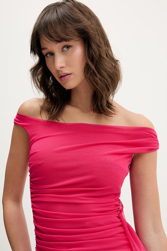 Bardot sukienka różowy 59512DB