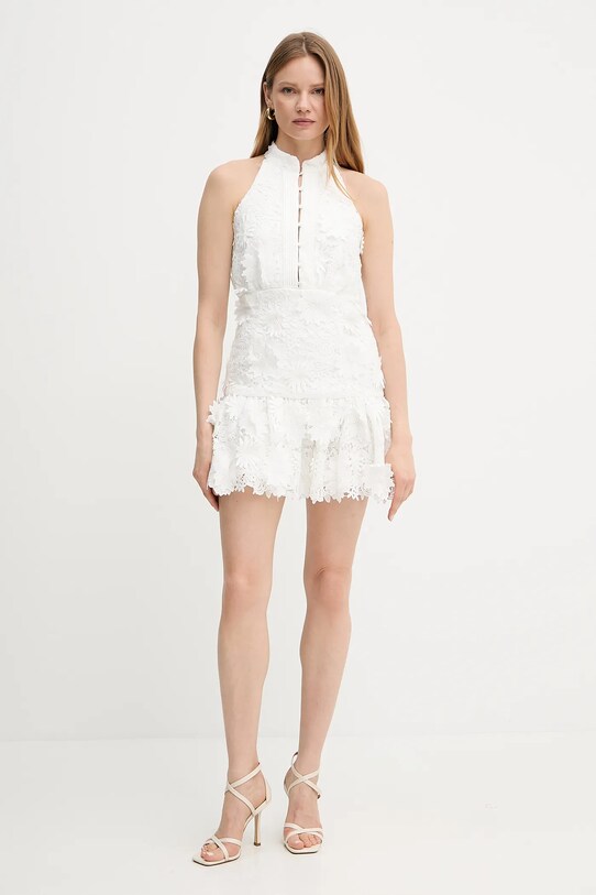 Šaty Bardot 59845DB bílá SS25