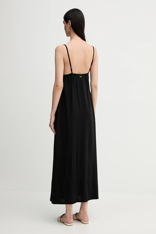 Odzież United Colors of Benetton sukienka 3Q225V00Y czarny