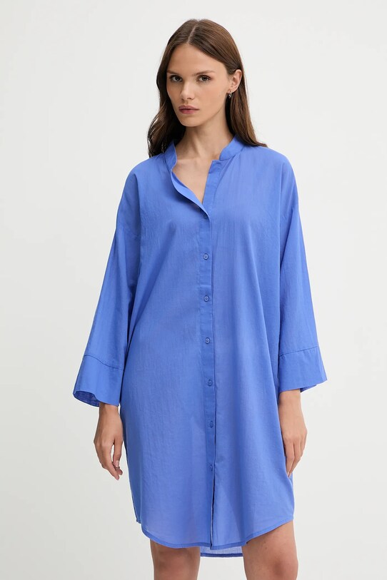United Colors of Benetton rochie din bumbac 4DW35V02K violet SS25
