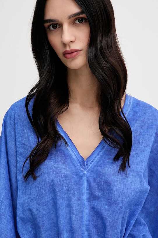 United Colors of Benetton rochie din bumbac violet 4OPJ5V02G