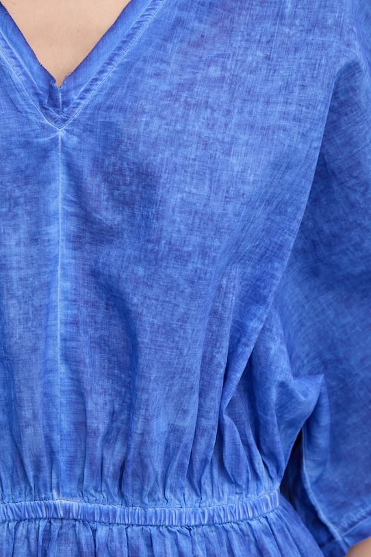 United Colors of Benetton rochie din bumbac 4OPJ5V02G violet