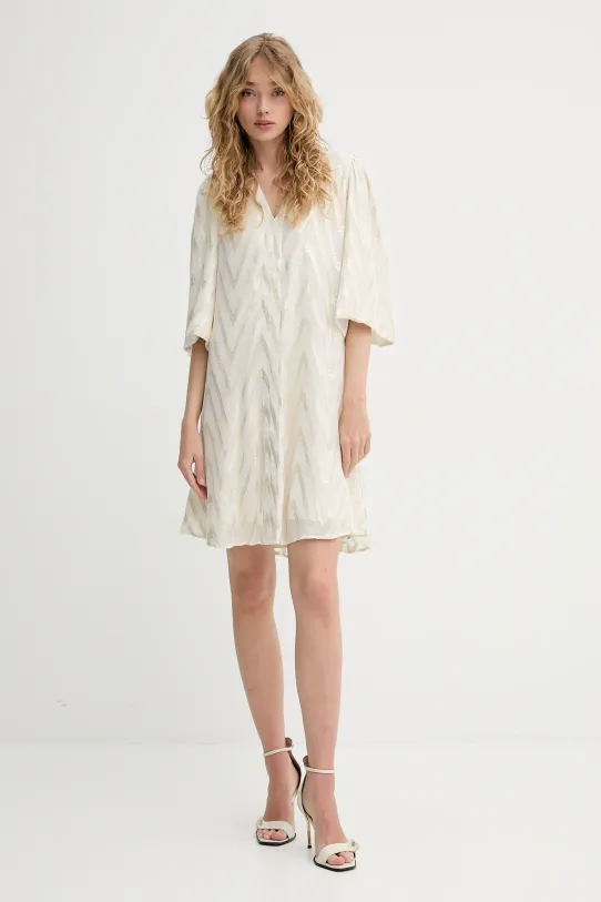 Šaty Bruuns Bazaar BBW4579 béžová SS25