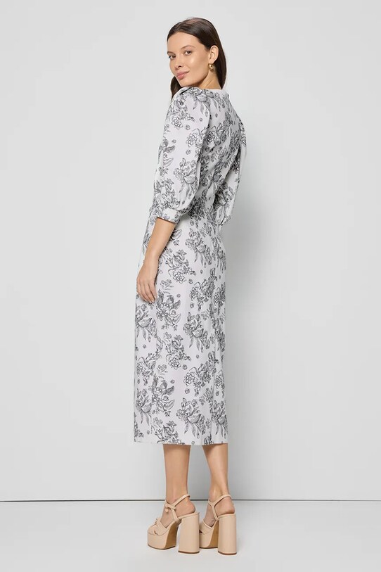Bizuu rochie din bumbac APPO BANDO APPO.BANDO.BIALY.SS25 alb SS25