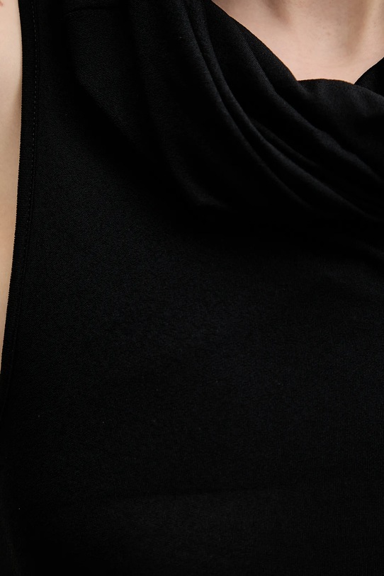 Φόρεμα Rick Owens Lilies LI01E4523CVI μαύρο