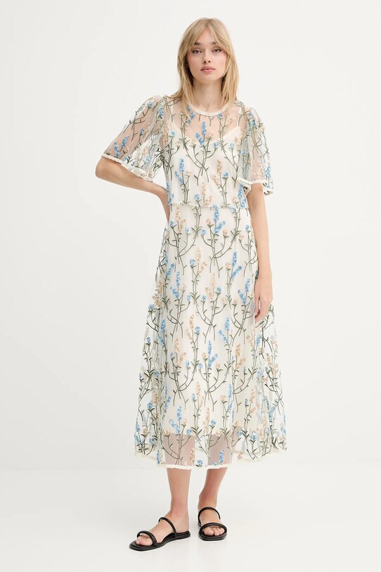 Платье MUNTHE URILANCA 255130325520 голубой SS25