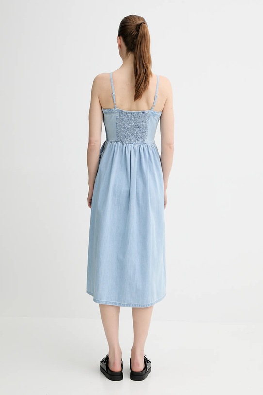 Odzież Levi's sukienka jeansowa ALESSIE BUSTIER DRESS 001WB niebieski