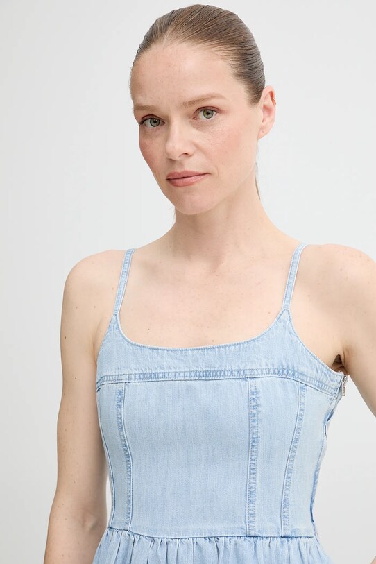 Traper haljina Levi's ALESSIE BUSTIER DRESS plava 001WB