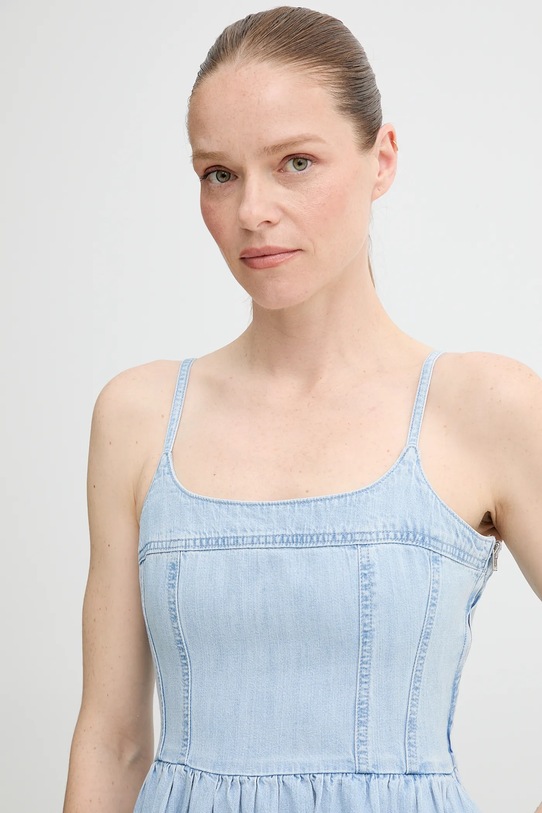 Levi's sukienka jeansowa ALESSIE BUSTIER DRESS niebieski 001WB