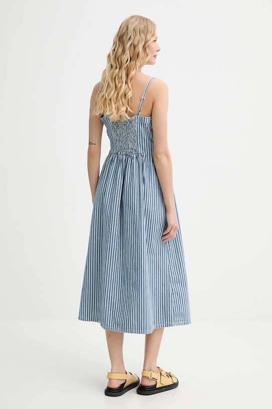 Levi's rochie din denim ALESSIE BUSTIER DRESS 001WB albastru SS25