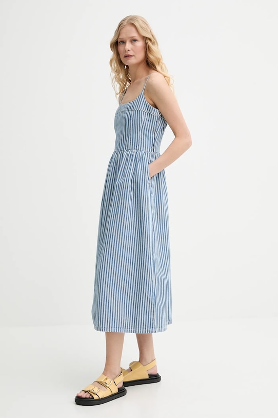 Îmbrăcăminte Levi's rochie din denim ALESSIE BUSTIER DRESS 001WB albastru