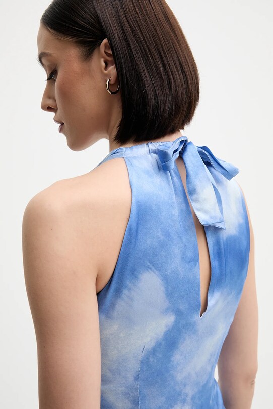 Sisley sukienka 4UDRLV07H niebieski