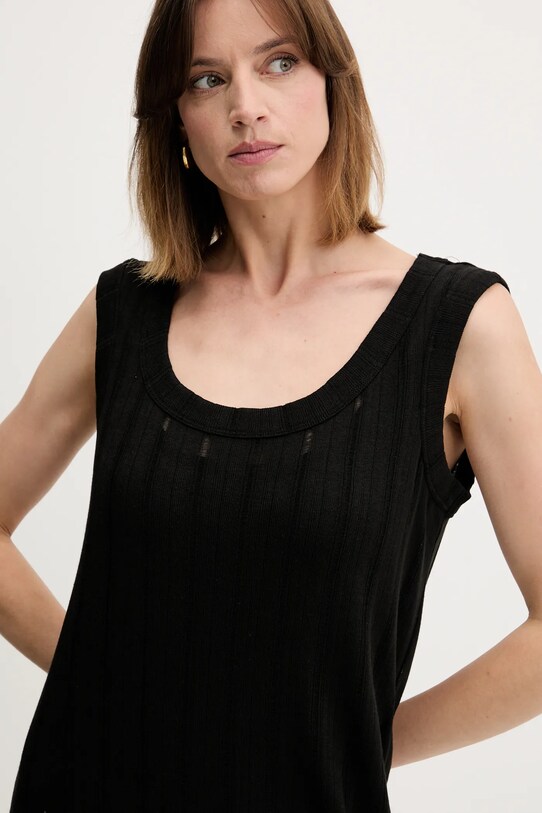 Платье Sisley чёрный 41WELV07D