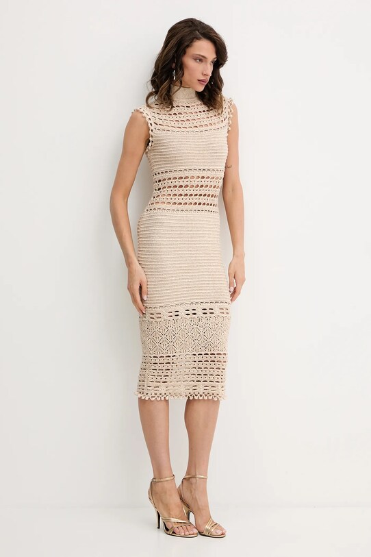Retrofete sukienka Mia R25.10892 beżowy SS25