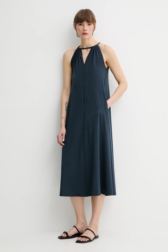 Obleka Marc O'Polo 504308759067 mornarsko modra SS25