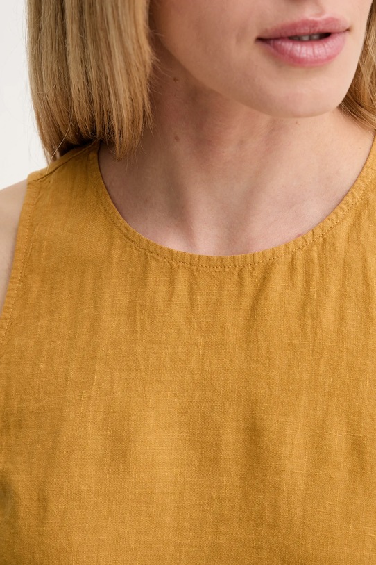 Льняное платье Marc O'Polo 516011221237 жёлтый
