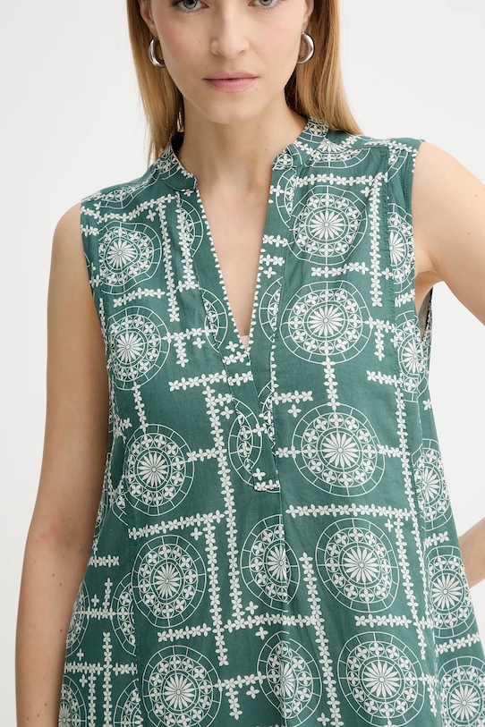 Bavlněné šaty Marc O'Polo 516080921135 zelená