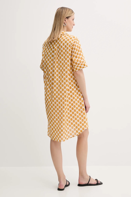 Îmbrăcăminte Marc O'Polo rochie din bumbac 516080921241 galben