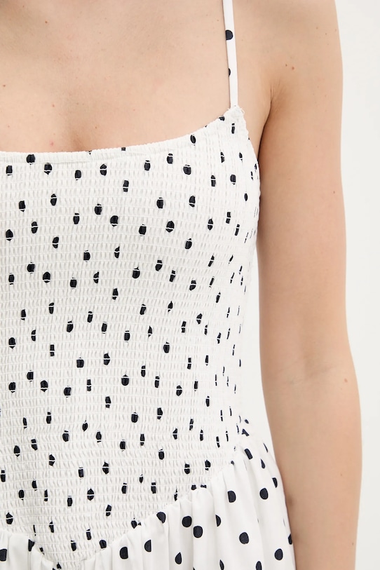 Φόρεμα Abercrombie & Fitch KI159.5842.107 λευκό