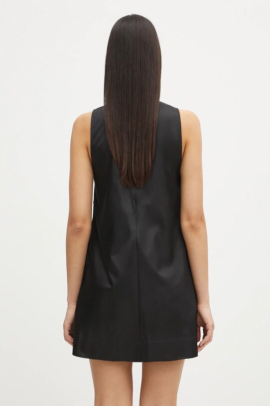 Odzież GANNI sukienka Duchesse Nylon Mini W0472 czarny