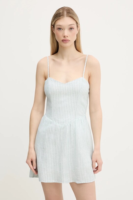 Hollister Co. rochie din in mini verde KI359.5120.304