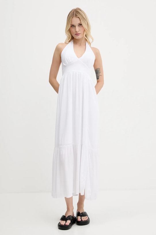 Hollister Co. sukienka KI359.5132.100 biały SS25