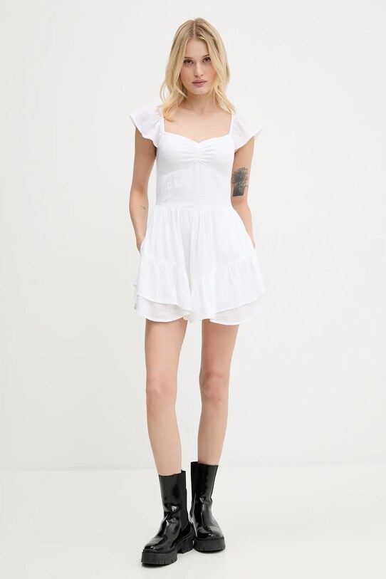 Hollister Co. sukienka KI359.5241.100 biały SS25
