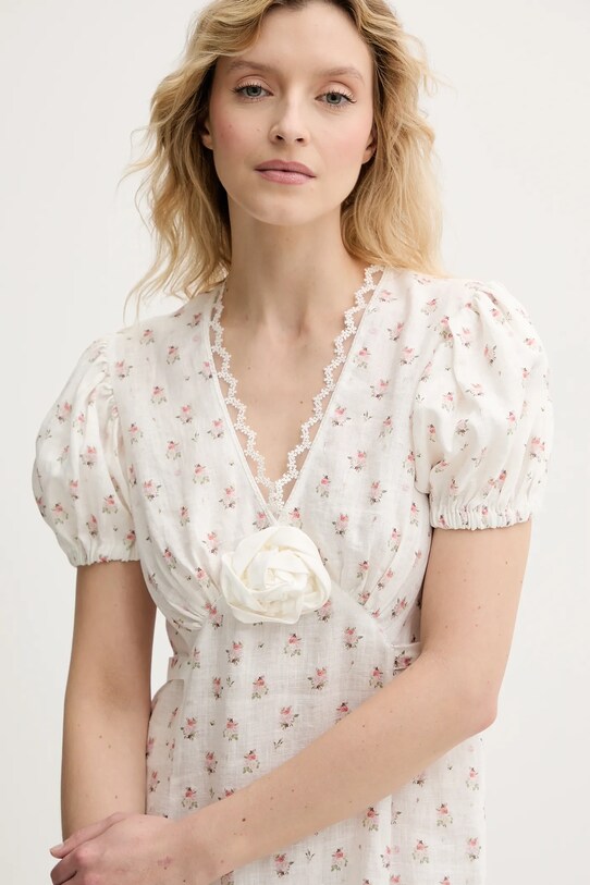 Oblečenie Ľanové šaty The Sleeper GRDR01F015R biela