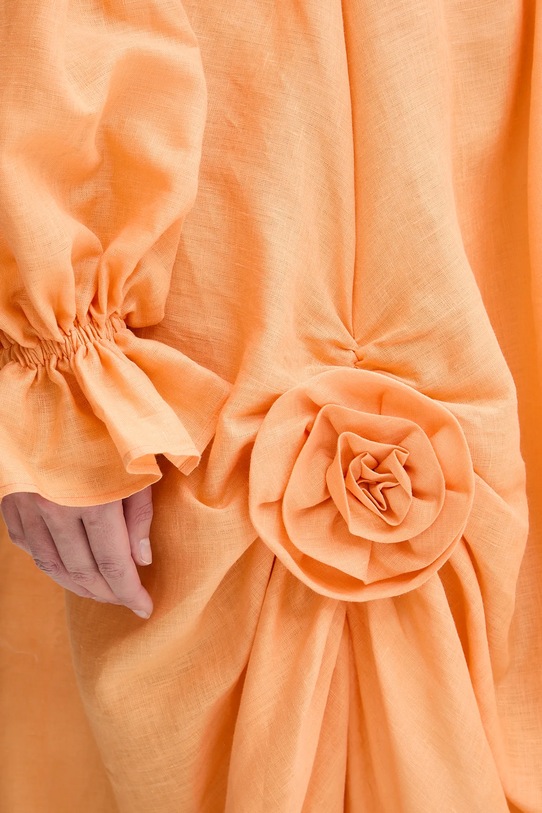 The Sleeper sukienka lniana ATDR01P014R