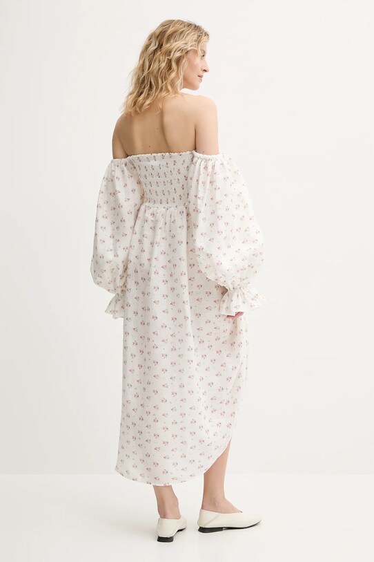 Îmbrăcăminte The Sleeper rochie din in ATDR01F015R alb