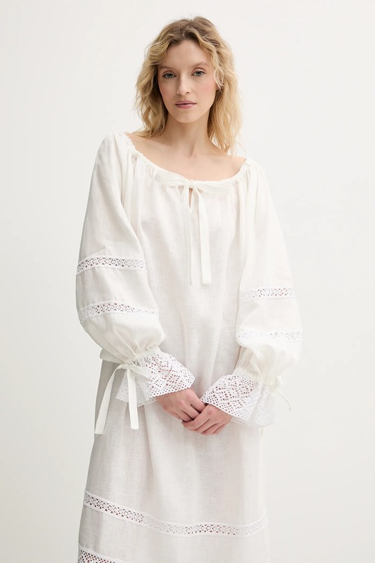 The Sleeper rochie din in bej RMDR01P001L