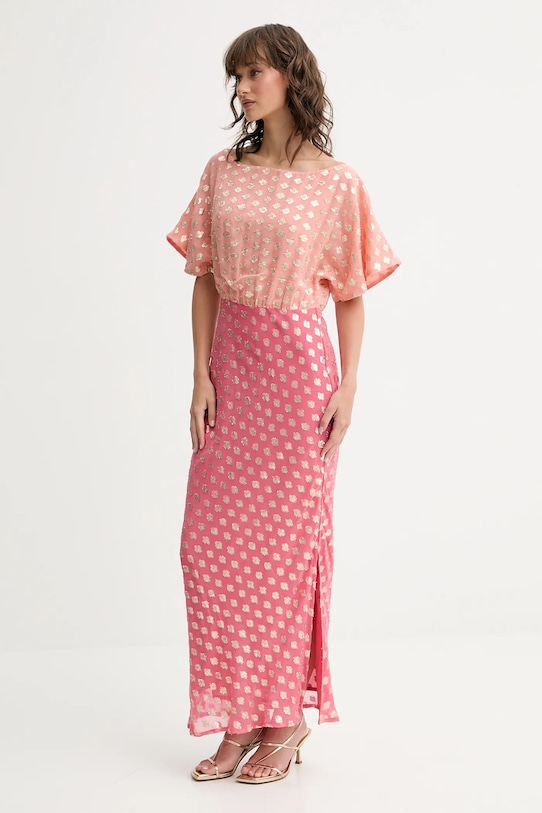 Odzież Never Fully Dressed sukienka NFDDR2090 różowy