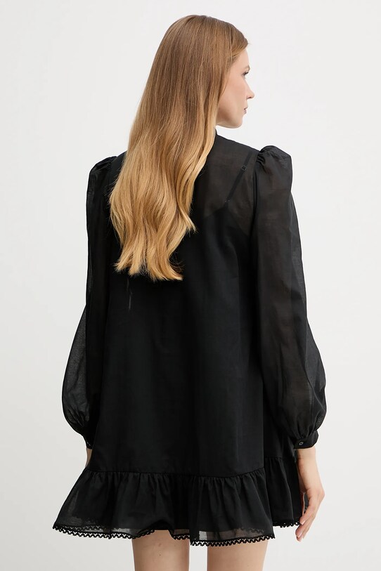Одежда Хлопковое платье Weekend Max Mara 2515231023600 чёрный